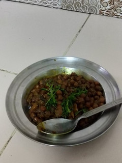 A picture of Chana masala.