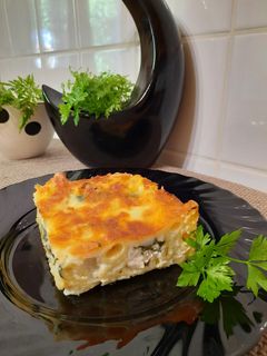 Spenótos, csirkés tészta recept fotója