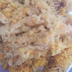 Chana daal khichdi A picture of Chana daal khichdi.