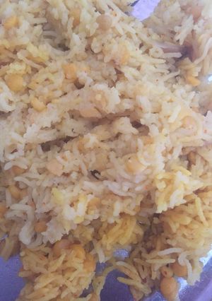A picture of Chana daal khichdi.