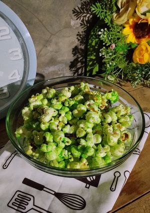 Foto resep Popcorn Caramel Pandan