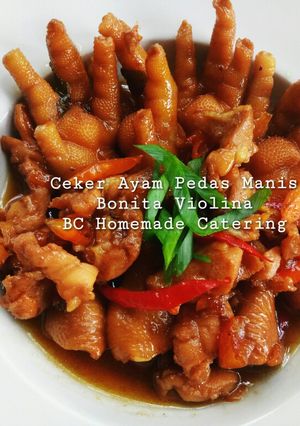 Foto resep Ceker Ayam Pedas Manis