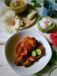 Foto resep Semur pedas paha ayam