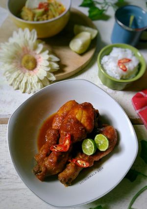 Foto resep Semur pedas paha ayam