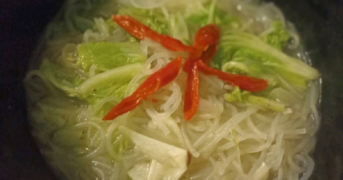 Resep Tumis Kuah Bihun Sawi Putih Oleh Endah Mumpuni Cookpad