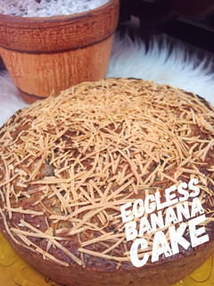 Foto resep Eggless Banana Cake