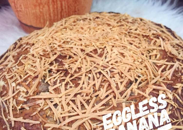 Cara Memasak Eggless Banana Cake Rumahan