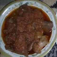 A picture of Liver stew.