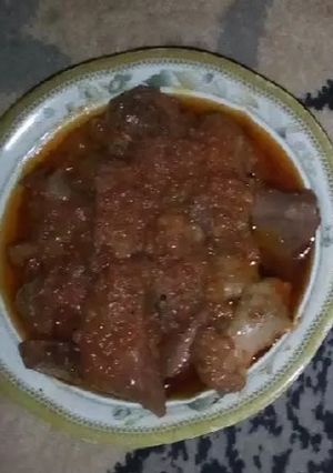 A picture of Liver stew.