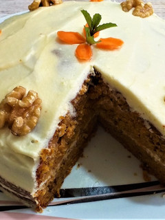 Una foto de Tarta de zanahoria