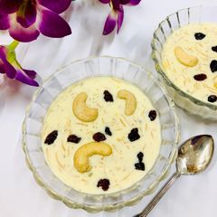 Vermicelli Kheer A picture of Vermicelli Kheer.