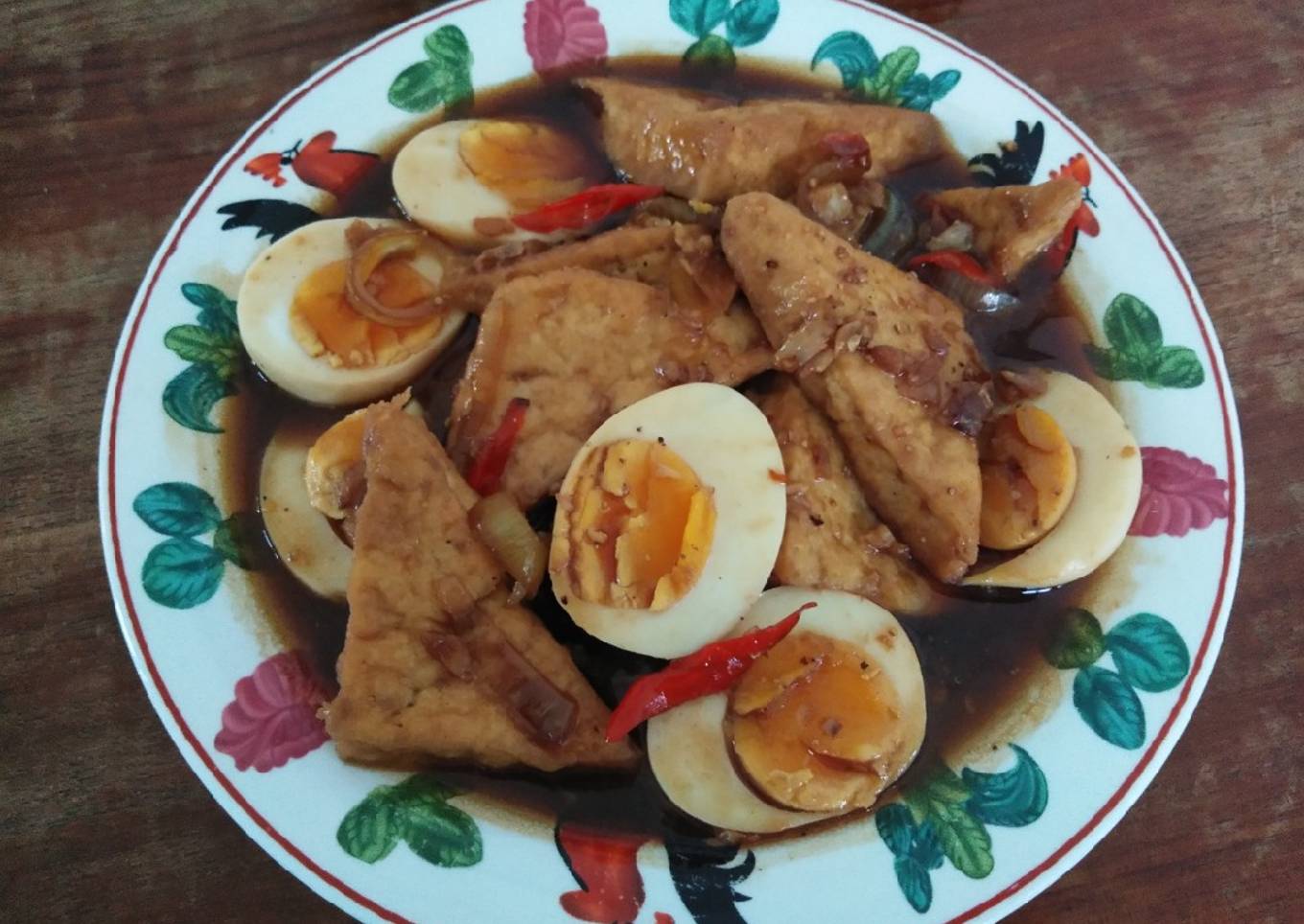 Telur Tahu Kecap