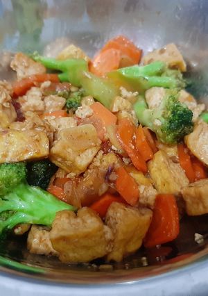 Foto resep Oseng tahu brokoli wortel