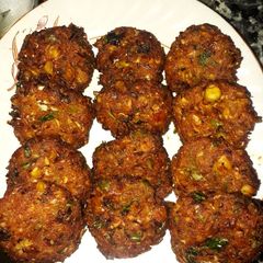 Corn vada A picture of Corn vada.