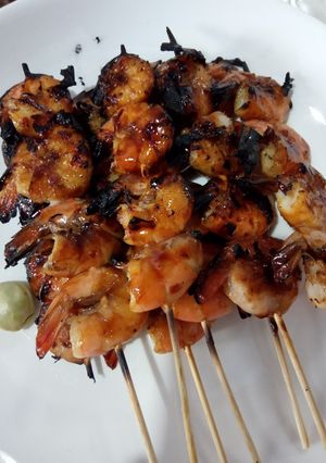 Foto resep Sate udang bakar very simple