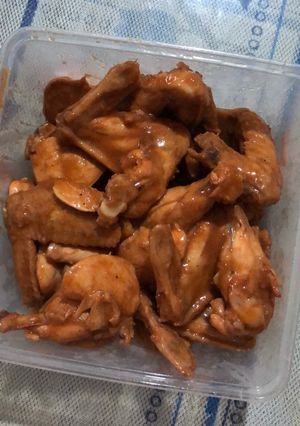 Foto resep Honey BBQ Chicken Wings (prep meal frozen)