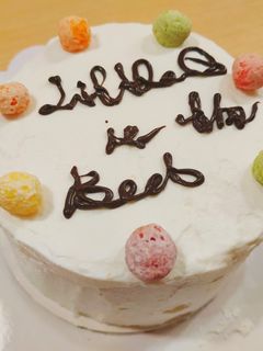 生日蛋糕～戚風奶油蛋糕 的食譜成品照片