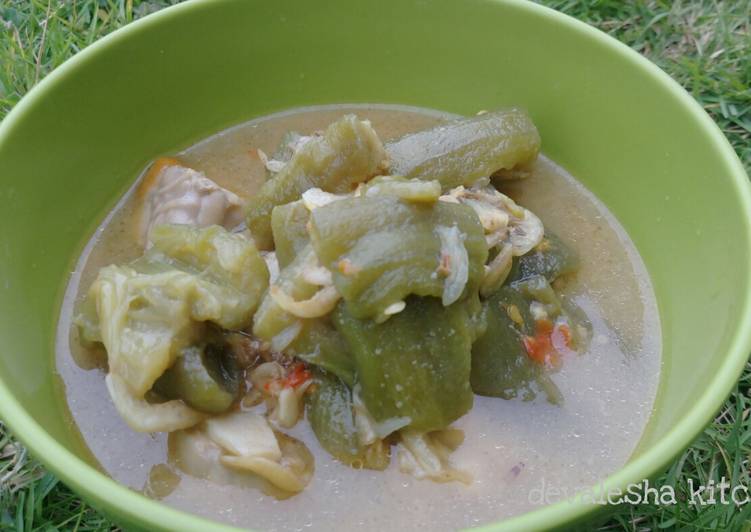 322. Lodeh Terong dan Tempe Bumbu Rebon