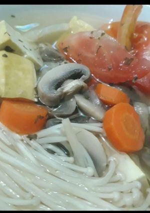 Foto resep Menu diet (2) : sup jamur
