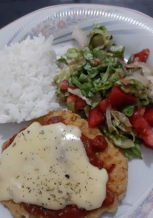 Una foto de Hamburguesas de garbanzos y poroto manteca