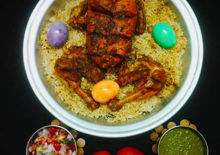 Step-by-Step Guide to Make Favorite Arabian Chicken Mandi  rice
