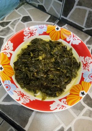 Foto resep Sayur santan daun singkong