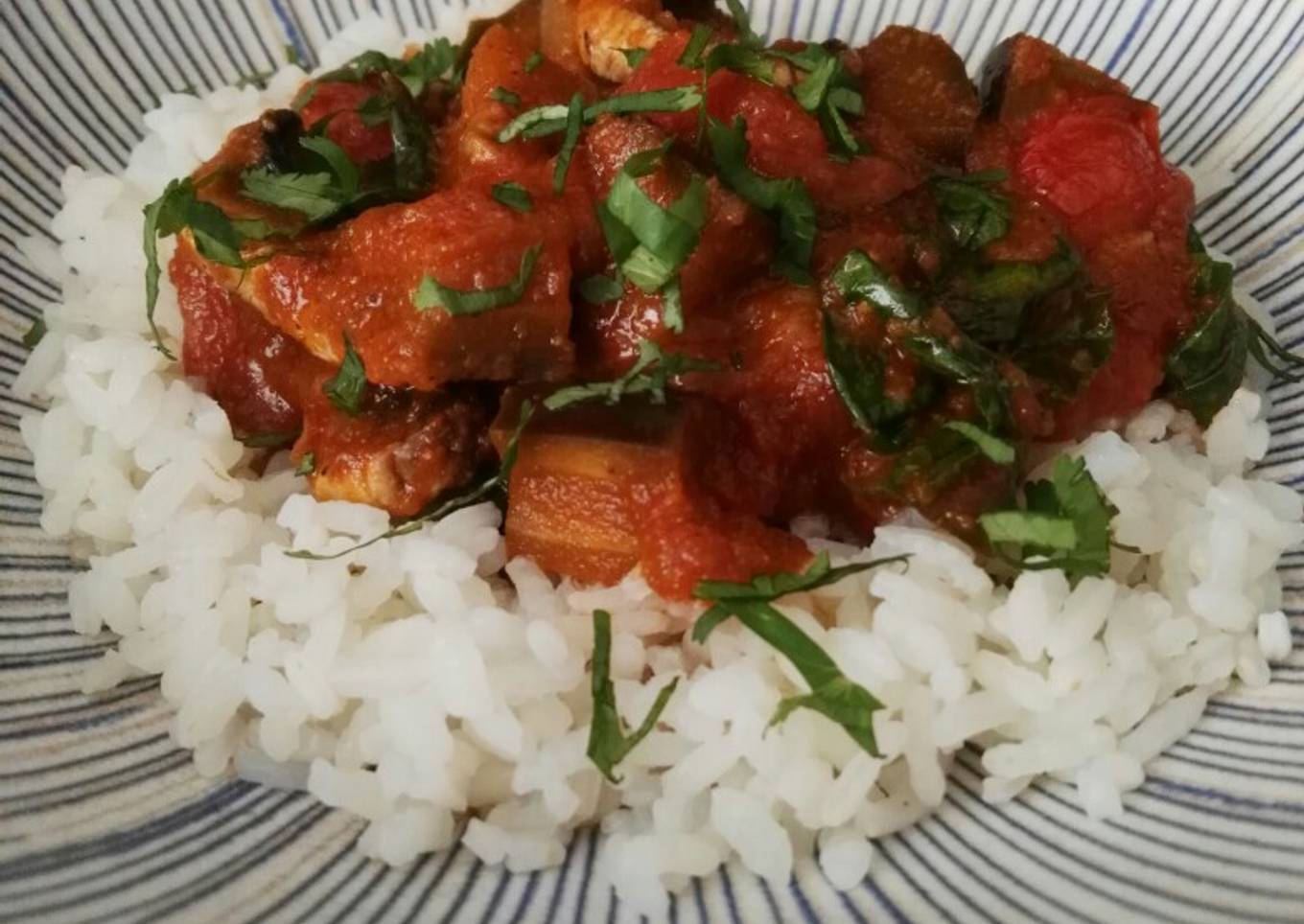 Berenjenas al curry