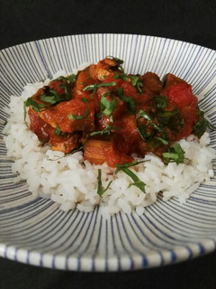 Una foto de Berenjenas al curry