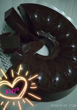 Foto resep 1. Puding Brownies Simple
