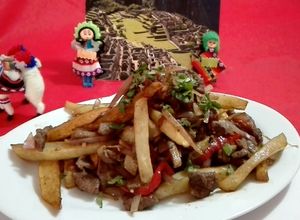 Una foto de Lomo saltado