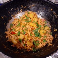 A picture of Spiced Scrambled Egg & Potato Curry 🍛.