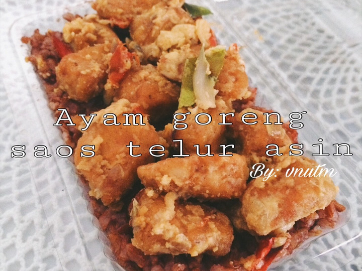 Anti Ribet, Bikin Ayam Goreng Saus Telur Asin Kekinian