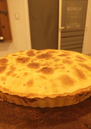 Una foto de Tarta de pollo y champiñones