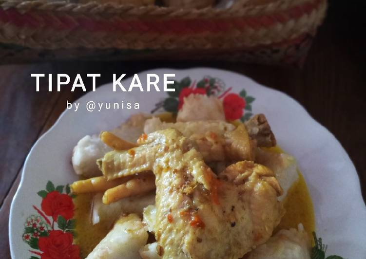 TIPAT KUAH KARE masakan Bali