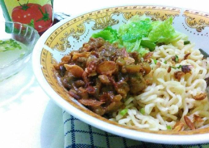 Resep Mie Ayam Rumahan Homemade Oleh Zarra Cookpad