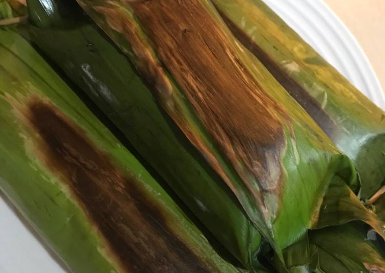 Nasi bakar ikan tongkol