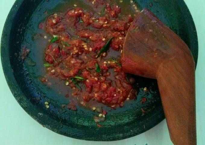 Resep Sambal Dadak Oleh Restu Mommy Ano Iel Cookpad