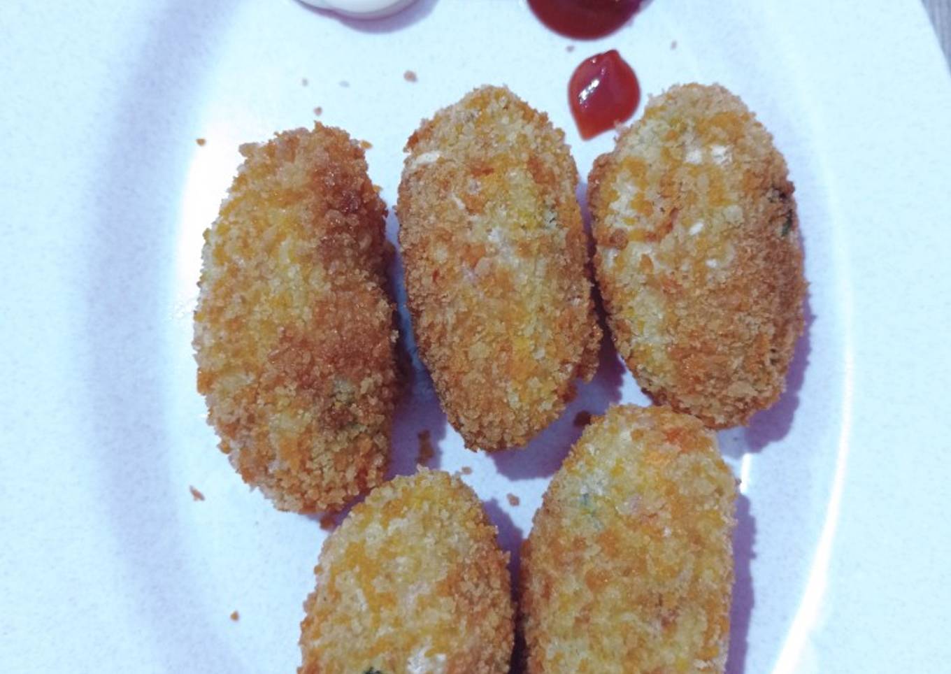 Kroket kentang isi sayuran