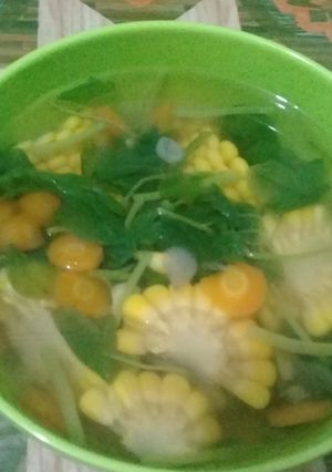 Foto resep Sayur bayem cempulng simpel