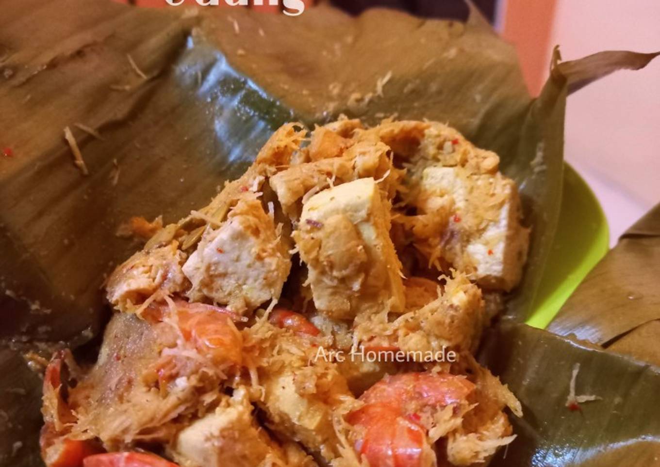 Botok Tahu Tempe Udang