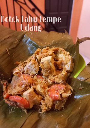 Foto resep Botok Tahu Tempe Udang