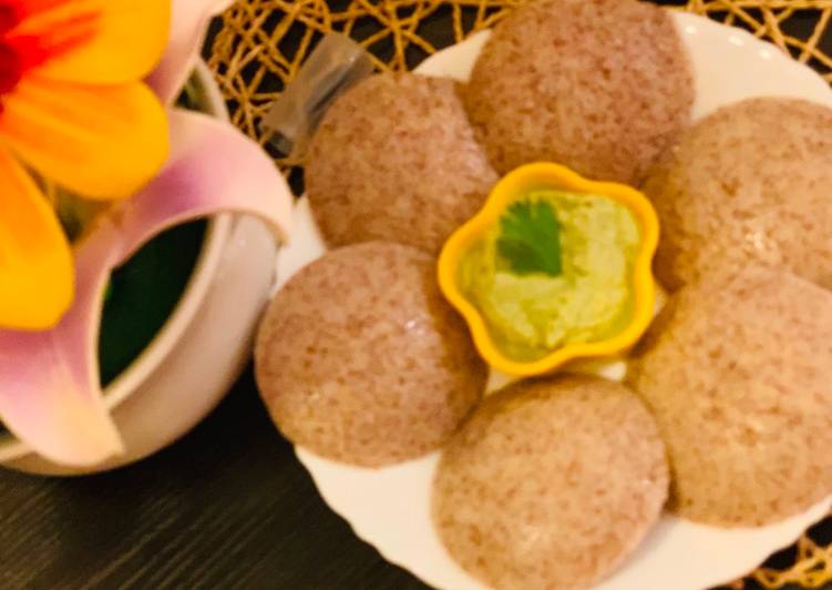 Recipe of Favorite Ragi Idli