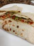 Fajitas de pollo y verduras