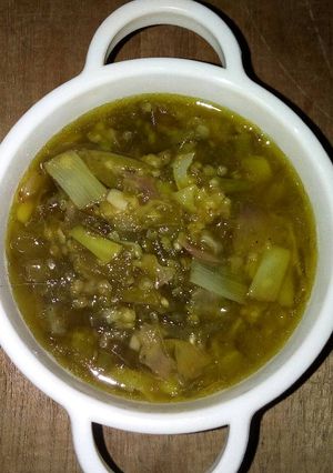 Foto resep Sambel ijo daun bawang
