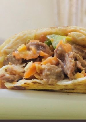 Beef shawarma ainihin hoton girkin