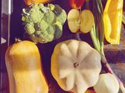Una foto de brocoli con zapallo
