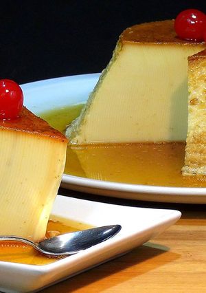Una foto de Flan de leche condensada sin horno, en solo 10 minutos