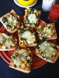 Spinach corn bites