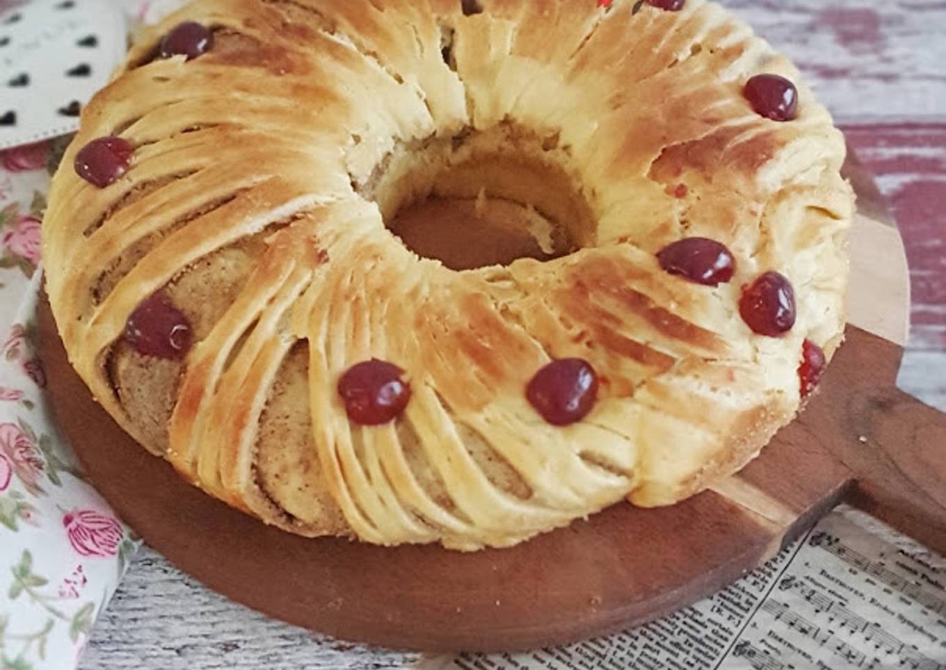 Brioche des rois comme une galette