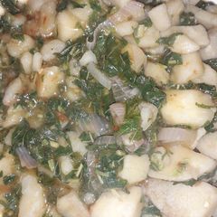 A picture of Yam porridge.